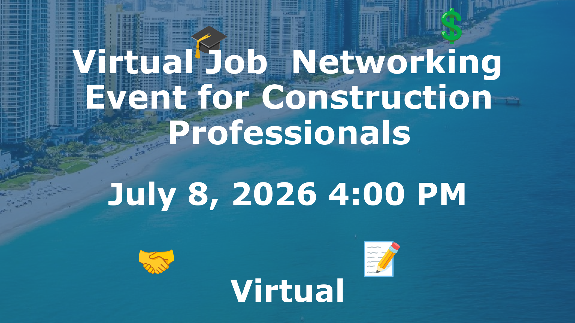 Virtual Job  Networking Event for Construction Professionals event image